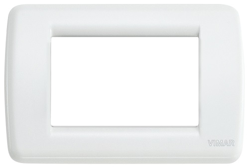 Placca 3m Metallo Bianco Rondò